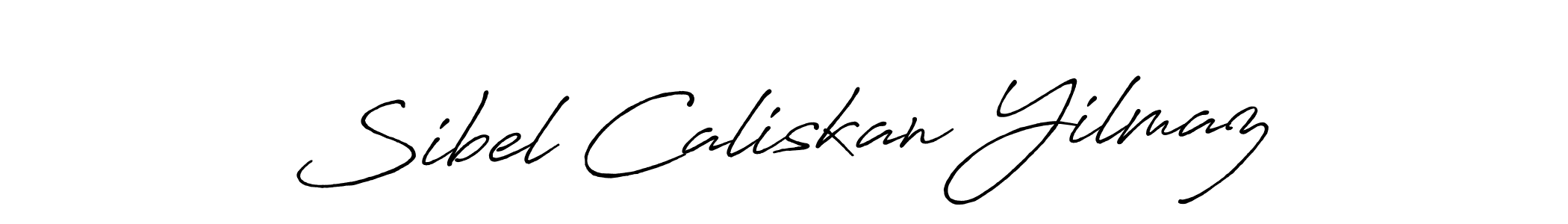 You should practise on your own different ways (Antro_Vectra_Bolder) to write your name (Sibel Caliskan Yilmaz) in signature. don't let someone else do it for you. Sibel Caliskan Yilmaz signature style 7 images and pictures png