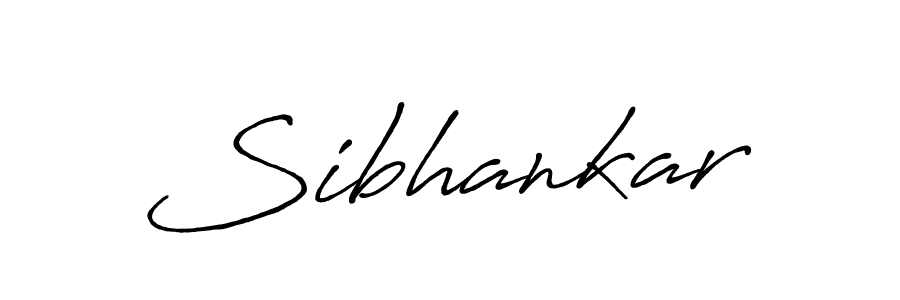 How to make Sibhankar signature? Antro_Vectra_Bolder is a professional autograph style. Create handwritten signature for Sibhankar name. Sibhankar signature style 7 images and pictures png