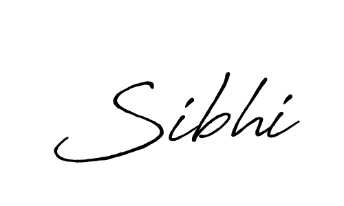 Create a beautiful signature design for name Sibhi. With this signature (Antro_Vectra_Bolder) fonts, you can make a handwritten signature for free. Sibhi signature style 7 images and pictures png