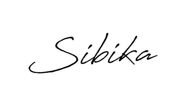 You should practise on your own different ways (Antro_Vectra_Bolder) to write your name (Sibika) in signature. don't let someone else do it for you. Sibika signature style 7 images and pictures png