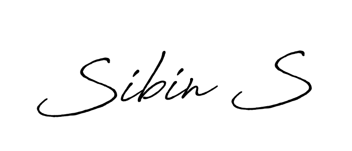 You should practise on your own different ways (Antro_Vectra_Bolder) to write your name (Sibin S) in signature. don't let someone else do it for you. Sibin S signature style 7 images and pictures png