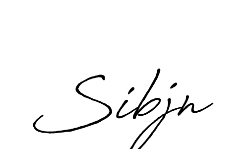 Create a beautiful signature design for name Sibjn. With this signature (Antro_Vectra_Bolder) fonts, you can make a handwritten signature for free. Sibjn signature style 7 images and pictures png