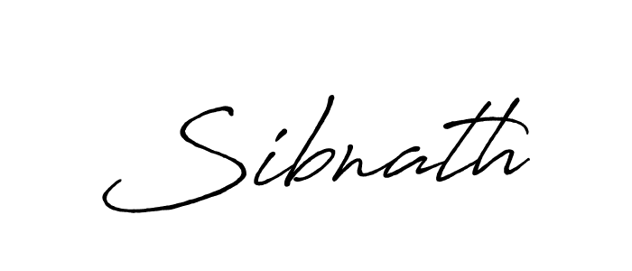 Create a beautiful signature design for name Sibnath. With this signature (Antro_Vectra_Bolder) fonts, you can make a handwritten signature for free. Sibnath signature style 7 images and pictures png