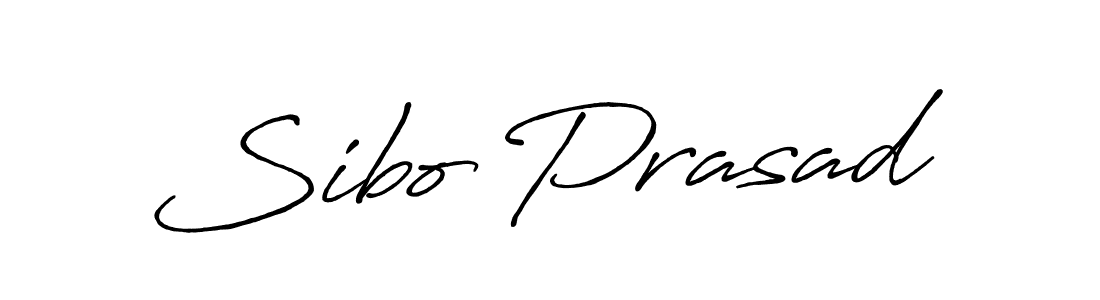 Create a beautiful signature design for name Sibo Prasad. With this signature (Antro_Vectra_Bolder) fonts, you can make a handwritten signature for free. Sibo Prasad signature style 7 images and pictures png