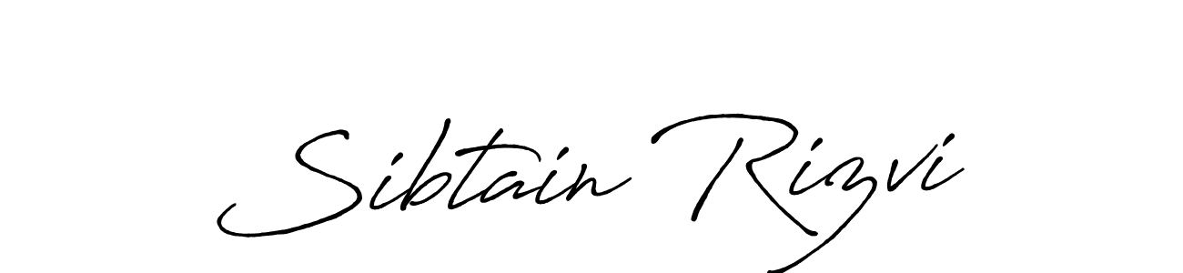 Sibtain Rizvi stylish signature style. Best Handwritten Sign (Antro_Vectra_Bolder) for my name. Handwritten Signature Collection Ideas for my name Sibtain Rizvi. Sibtain Rizvi signature style 7 images and pictures png