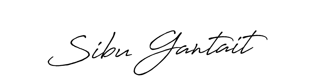 Once you've used our free online signature maker to create your best signature Antro_Vectra_Bolder style, it's time to enjoy all of the benefits that Sibu Gantait name signing documents. Sibu Gantait signature style 7 images and pictures png