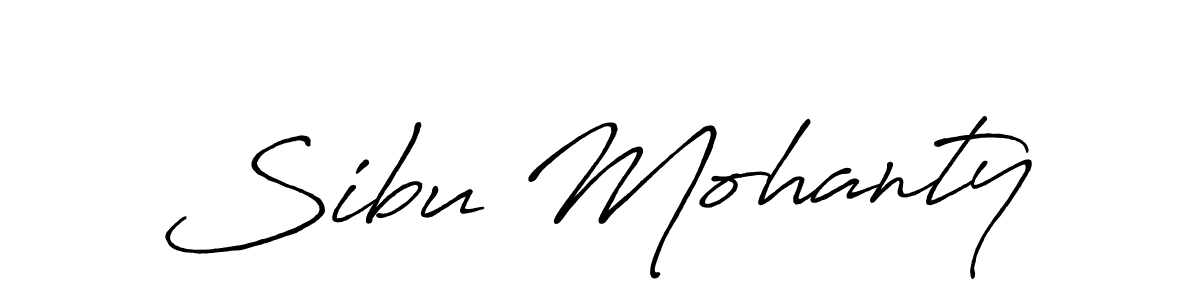Also we have Sibu Mohanty name is the best signature style. Create professional handwritten signature collection using Antro_Vectra_Bolder autograph style. Sibu Mohanty signature style 7 images and pictures png