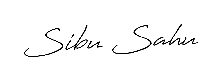 Sibu Sahu stylish signature style. Best Handwritten Sign (Antro_Vectra_Bolder) for my name. Handwritten Signature Collection Ideas for my name Sibu Sahu. Sibu Sahu signature style 7 images and pictures png