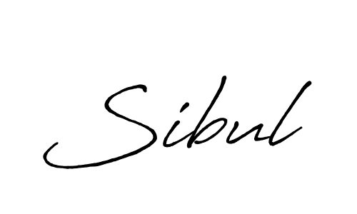 Create a beautiful signature design for name Sibul. With this signature (Antro_Vectra_Bolder) fonts, you can make a handwritten signature for free. Sibul signature style 7 images and pictures png