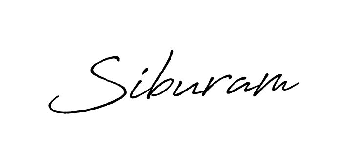 How to make Siburam signature? Antro_Vectra_Bolder is a professional autograph style. Create handwritten signature for Siburam name. Siburam signature style 7 images and pictures png