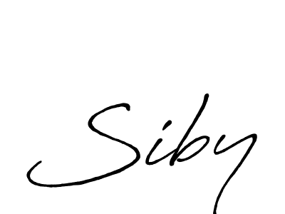 Also we have Siby name is the best signature style. Create professional handwritten signature collection using Antro_Vectra_Bolder autograph style. Siby signature style 7 images and pictures png