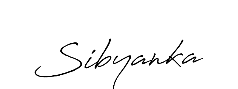 if you are searching for the best signature style for your name Sibyanka. so please give up your signature search. here we have designed multiple signature styles  using Antro_Vectra_Bolder. Sibyanka signature style 7 images and pictures png