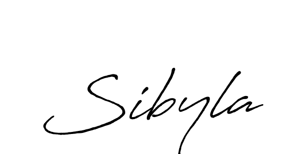 Make a beautiful signature design for name Sibyla. Use this online signature maker to create a handwritten signature for free. Sibyla signature style 7 images and pictures png