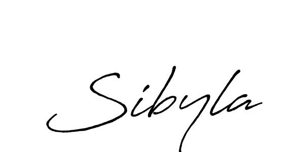 Make a beautiful signature design for name Sibyla. Use this online signature maker to create a handwritten signature for free. Sibyla signature style 7 images and pictures png