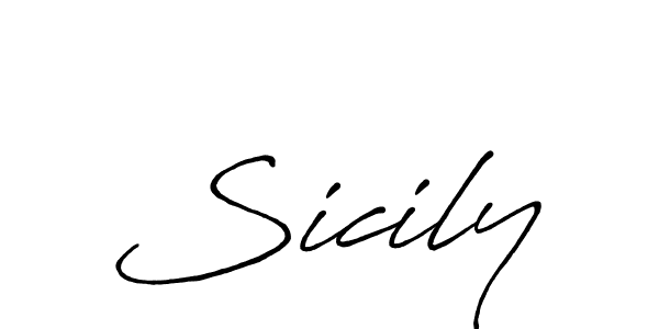 This is the best signature style for the Sicily name. Also you like these signature font (Antro_Vectra_Bolder). Mix name signature. Sicily signature style 7 images and pictures png