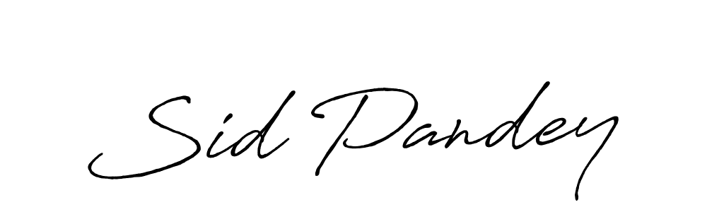 How to Draw Sid Pandey signature style? Antro_Vectra_Bolder is a latest design signature styles for name Sid Pandey. Sid Pandey signature style 7 images and pictures png