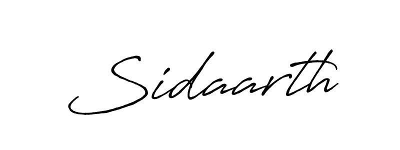 How to make Sidaarth signature? Antro_Vectra_Bolder is a professional autograph style. Create handwritten signature for Sidaarth name. Sidaarth signature style 7 images and pictures png
