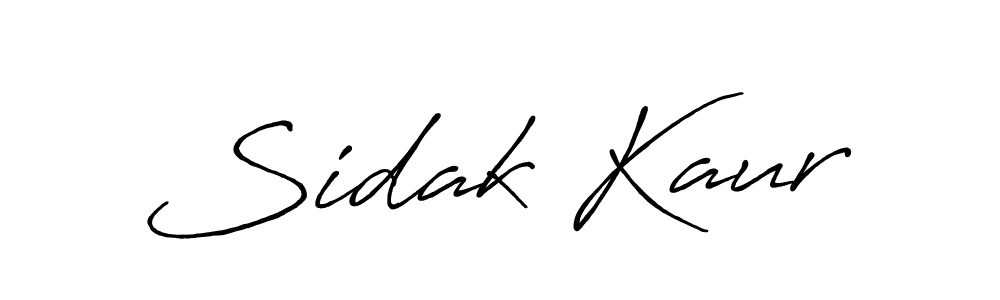 Once you've used our free online signature maker to create your best signature Antro_Vectra_Bolder style, it's time to enjoy all of the benefits that Sidak Kaur name signing documents. Sidak Kaur signature style 7 images and pictures png