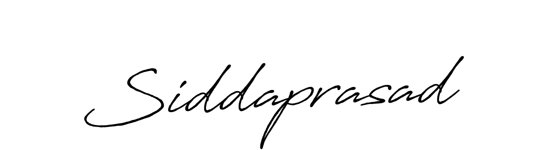 Create a beautiful signature design for name Siddaprasad. With this signature (Antro_Vectra_Bolder) fonts, you can make a handwritten signature for free. Siddaprasad signature style 7 images and pictures png