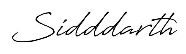 Create your official email sign-off with Sidddarth name in Antro_Vectra_Bolder style. Crisp, clean, and perfectly legible across all screens. Sidddarth signature style 7 images and pictures png