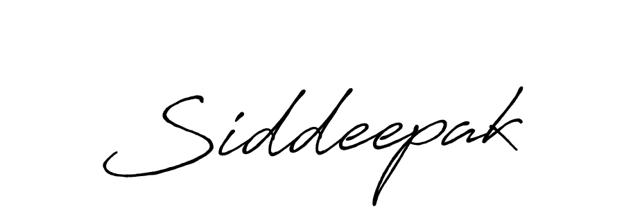 Siddeepak stylish signature style. Best Handwritten Sign (Antro_Vectra_Bolder) for my name. Handwritten Signature Collection Ideas for my name Siddeepak. Siddeepak signature style 7 images and pictures png