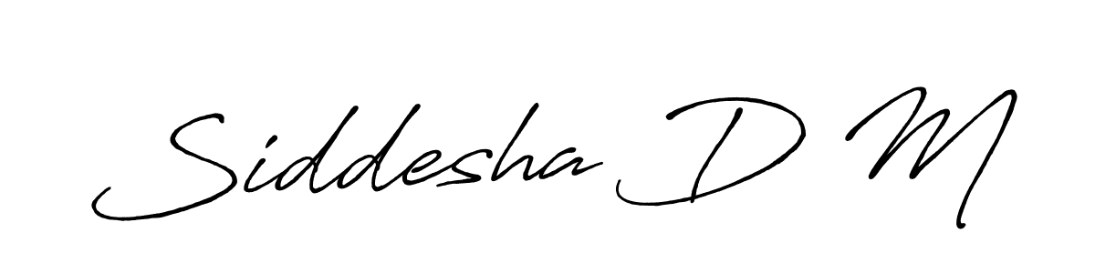if you are searching for the best signature style for your name Siddesha D M. so please give up your signature search. here we have designed multiple signature styles  using Antro_Vectra_Bolder. Siddesha D M signature style 7 images and pictures png