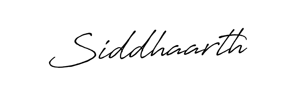 Make a beautiful signature design for name Siddhaarth. With this signature (Antro_Vectra_Bolder) style, you can create a handwritten signature for free. Siddhaarth signature style 7 images and pictures png
