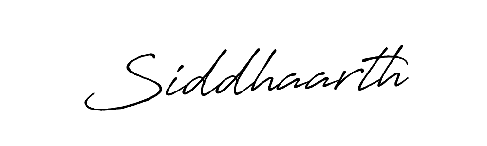 Make a beautiful signature design for name Siddhaarth. With this signature (Antro_Vectra_Bolder) style, you can create a handwritten signature for free. Siddhaarth signature style 7 images and pictures png