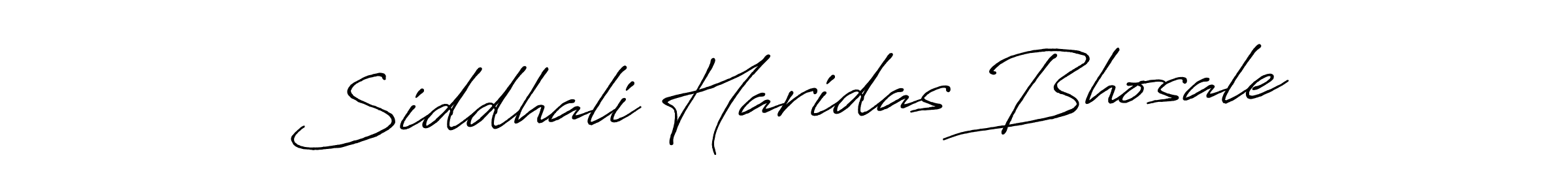 How to make Siddhali Haridas Bhosale name signature. Use Antro_Vectra_Bolder style for creating short signs online. This is the latest handwritten sign. Siddhali Haridas Bhosale signature style 7 images and pictures png
