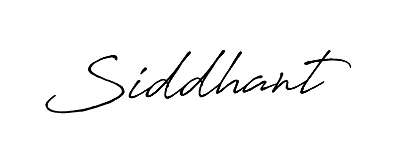 Siddhant stylish signature style. Best Handwritten Sign (Antro_Vectra_Bolder) for my name. Handwritten Signature Collection Ideas for my name Siddhant. Siddhant signature style 7 images and pictures png