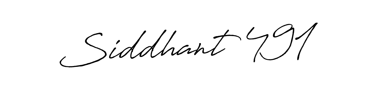 How to make Siddhant 491  name signature. Use Antro_Vectra_Bolder style for creating short signs online. This is the latest handwritten sign. Siddhant 491  signature style 7 images and pictures png