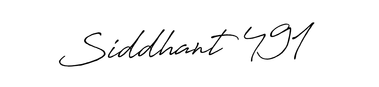 Design your own signature with our free online signature maker. With this signature software, you can create a handwritten (Antro_Vectra_Bolder) signature for name Siddhant 491 . Siddhant 491  signature style 7 images and pictures png