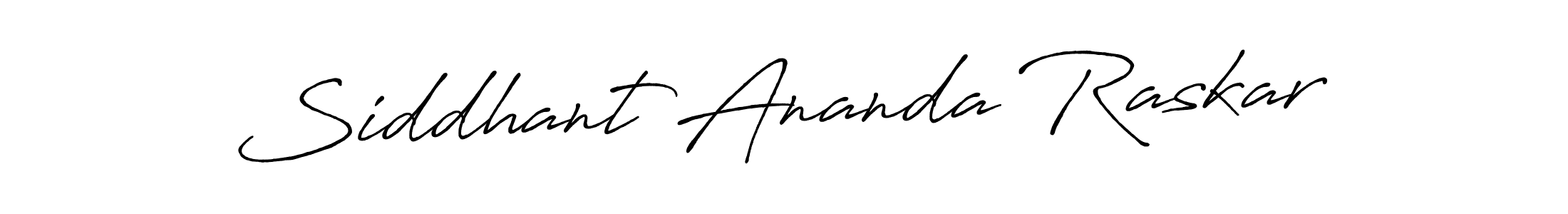 Also we have Siddhant Ananda Raskar name is the best signature style. Create professional handwritten signature collection using Antro_Vectra_Bolder autograph style. Siddhant Ananda Raskar signature style 7 images and pictures png