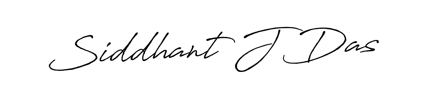 Make a beautiful signature design for name Siddhant J Das. With this signature (Antro_Vectra_Bolder) style, you can create a handwritten signature for free. Siddhant J Das signature style 7 images and pictures png