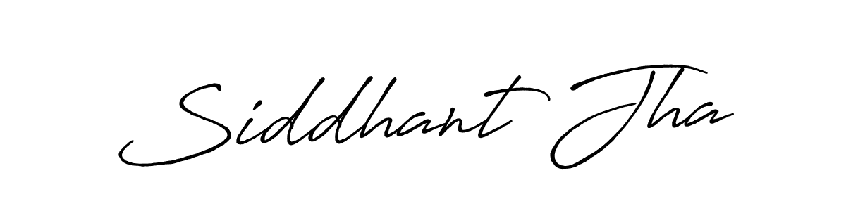 Make a beautiful signature design for name Siddhant Jha. Use this online signature maker to create a handwritten signature for free. Siddhant Jha signature style 7 images and pictures png