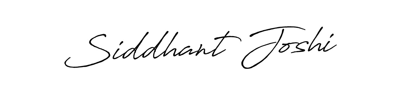 Siddhant Joshi stylish signature style. Best Handwritten Sign (Antro_Vectra_Bolder) for my name. Handwritten Signature Collection Ideas for my name Siddhant Joshi. Siddhant Joshi signature style 7 images and pictures png