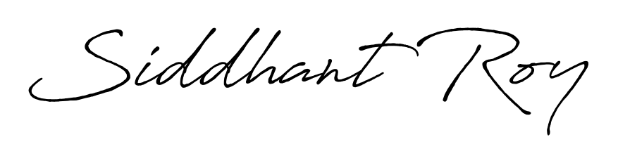 A stylish, flowing autograph style designed for name Siddhant Roy using Antro_Vectra_Bolder typography. Perfect for digital creative projects. Siddhant Roy signature style 7 images and pictures png