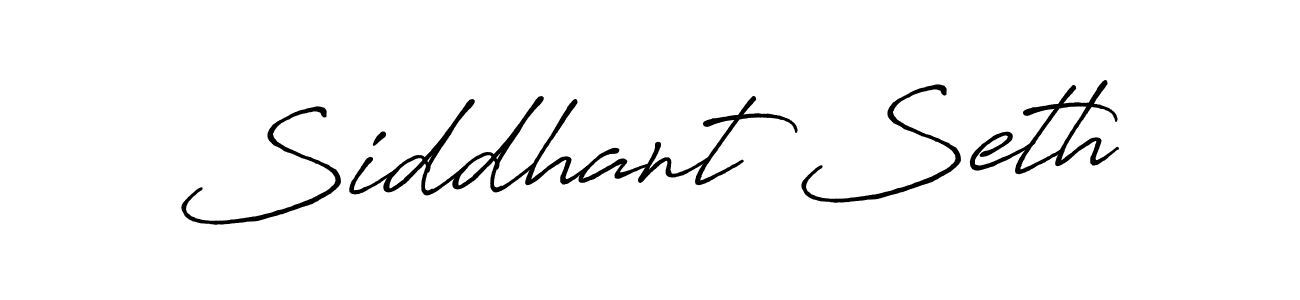 The best way (Antro_Vectra_Bolder) to make a short signature is to pick only two or three words in your name. The name Siddhant Seth include a total of six letters. For converting this name. Siddhant Seth signature style 7 images and pictures png