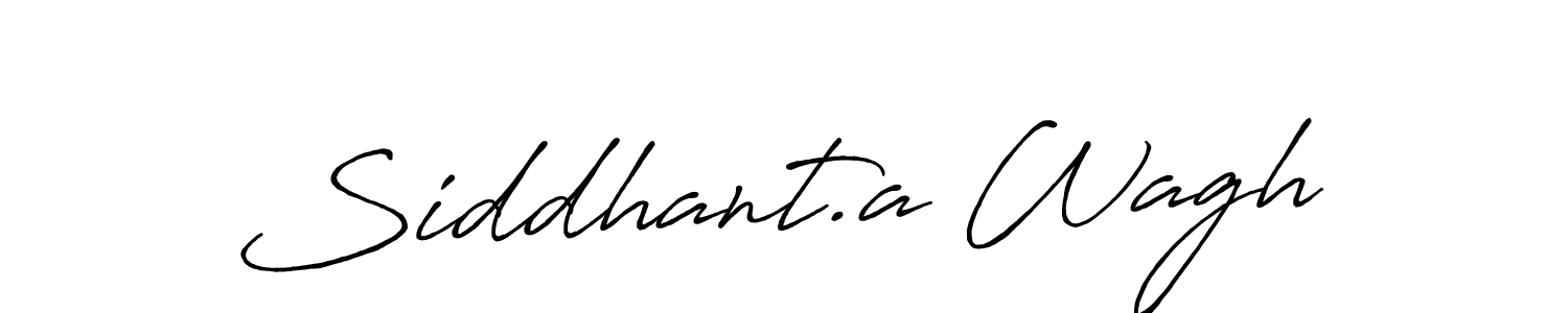 The best way (Antro_Vectra_Bolder) to make a short signature is to pick only two or three words in your name. The name Siddhant.a Wagh include a total of six letters. For converting this name. Siddhant.a Wagh signature style 7 images and pictures png