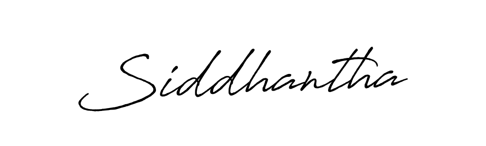 Use a signature maker to create a handwritten signature online. With this signature software, you can design (Antro_Vectra_Bolder) your own signature for name Siddhantha. Siddhantha signature style 7 images and pictures png