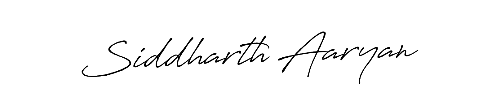 Antro_Vectra_Bolder is a professional signature style that is perfect for those who want to add a touch of class to their signature. It is also a great choice for those who want to make their signature more unique. Get Siddharth Aaryan name to fancy signature for free. Siddharth Aaryan signature style 7 images and pictures png