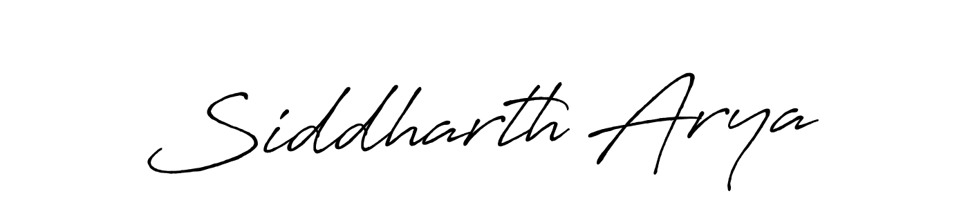 Make a beautiful signature design for name Siddharth Arya. Use this online signature maker to create a handwritten signature for free. Siddharth Arya signature style 7 images and pictures png