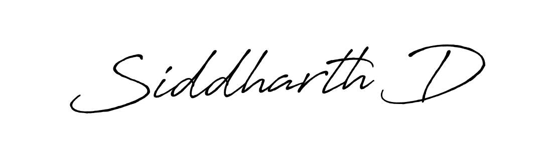 Also You can easily find your signature by using the search form. We will create Siddharth D name handwritten signature images for you free of cost using Antro_Vectra_Bolder sign style. Siddharth D signature style 7 images and pictures png