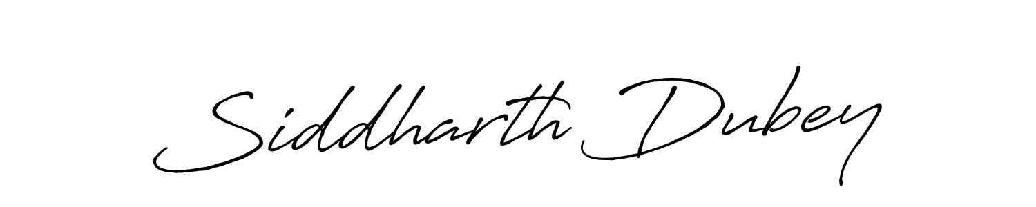 Create a beautiful signature design for name Siddharth Dubey. With this signature (Antro_Vectra_Bolder) fonts, you can make a handwritten signature for free. Siddharth Dubey signature style 7 images and pictures png