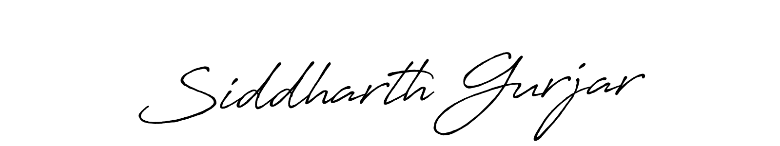 Antro_Vectra_Bolder is a professional signature style that is perfect for those who want to add a touch of class to their signature. It is also a great choice for those who want to make their signature more unique. Get Siddharth Gurjar name to fancy signature for free. Siddharth Gurjar signature style 7 images and pictures png