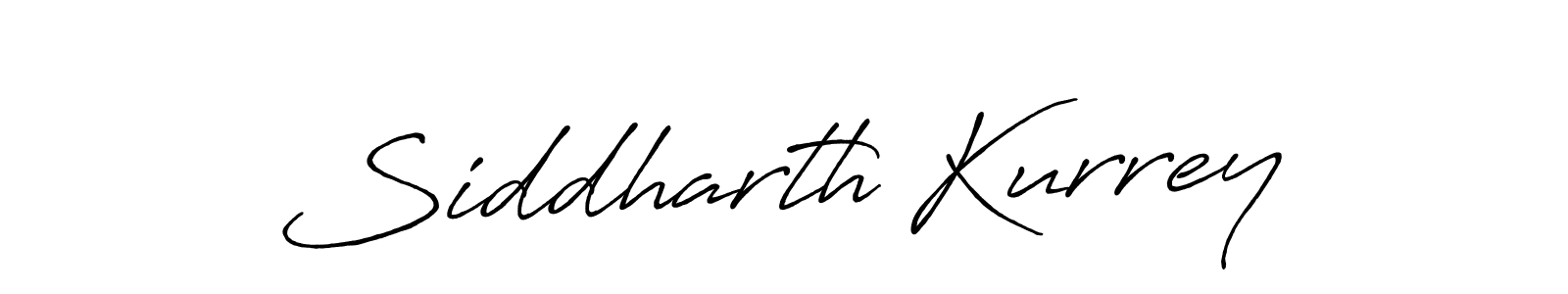 Siddharth Kurrey stylish signature style. Best Handwritten Sign (Antro_Vectra_Bolder) for my name. Handwritten Signature Collection Ideas for my name Siddharth Kurrey. Siddharth Kurrey signature style 7 images and pictures png