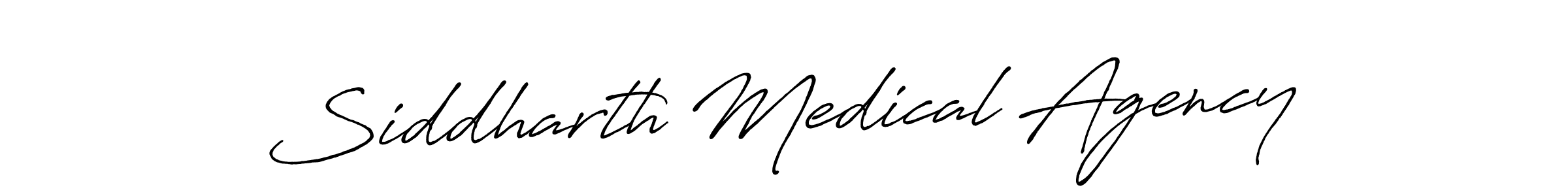 How to Draw Siddharth Medical Agency signature style? Antro_Vectra_Bolder is a latest design signature styles for name Siddharth Medical Agency. Siddharth Medical Agency signature style 7 images and pictures png