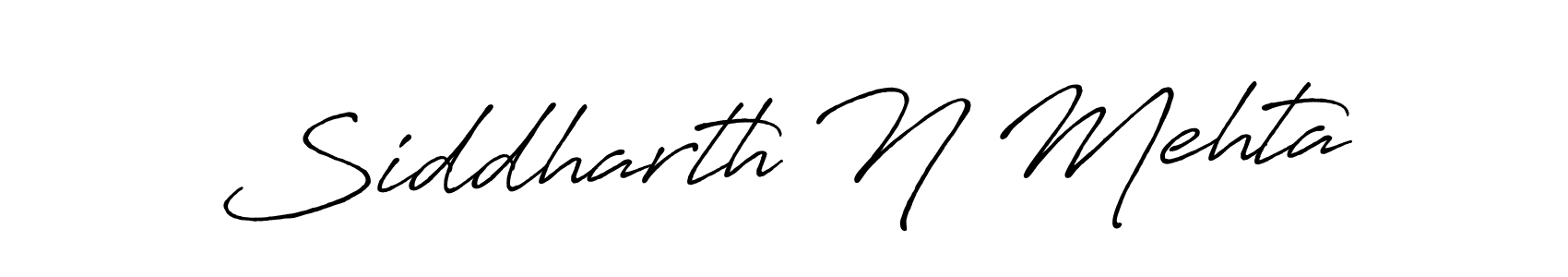Antro_Vectra_Bolder is a professional signature style that is perfect for those who want to add a touch of class to their signature. It is also a great choice for those who want to make their signature more unique. Get Siddharth N Mehta name to fancy signature for free. Siddharth N Mehta signature style 7 images and pictures png