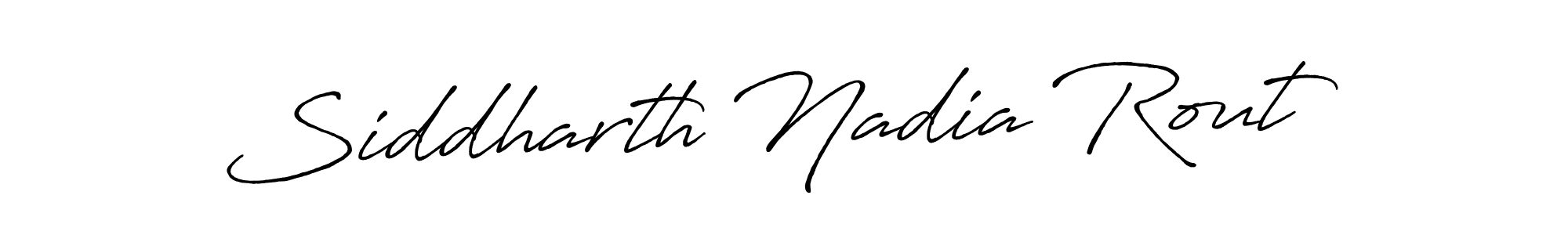 Make a short Siddharth Nadia Rout signature style. Manage your documents anywhere anytime using Antro_Vectra_Bolder. Create and add eSignatures, submit forms, share and send files easily. Siddharth Nadia Rout signature style 7 images and pictures png