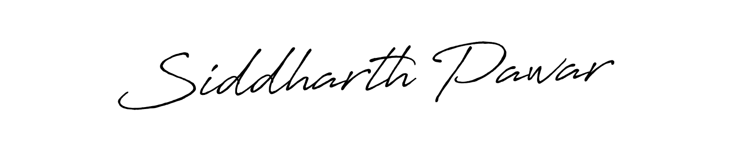 Design your own signature with our free online signature maker. With this signature software, you can create a handwritten (Antro_Vectra_Bolder) signature for name Siddharth Pawar. Siddharth Pawar signature style 7 images and pictures png